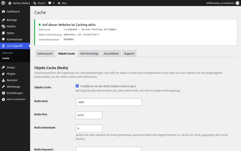 Aktivieren Sie den Redis-Objekt-Cache für WordPress