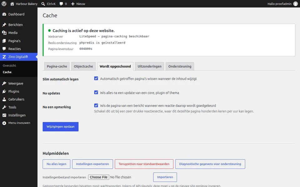 Hoe u de cache leegt in WordPress