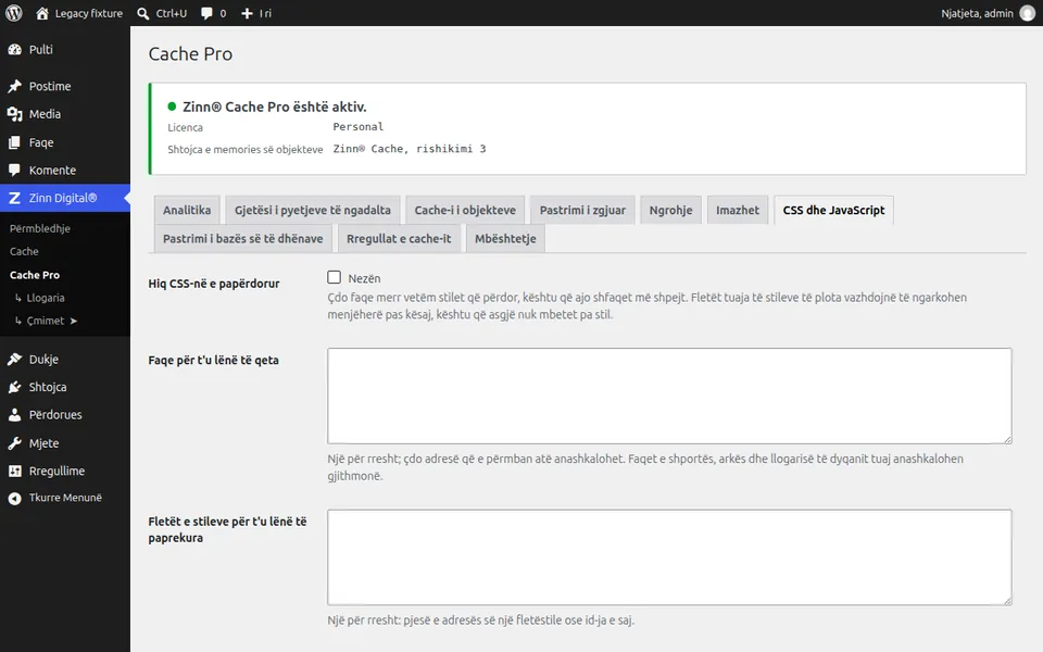 Minifikoni CSS dhe JavaScript dhe përdorni ngarkimin e vonuar të imazheve