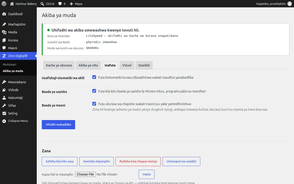 Jinsi ya kufuta kache katika WordPress