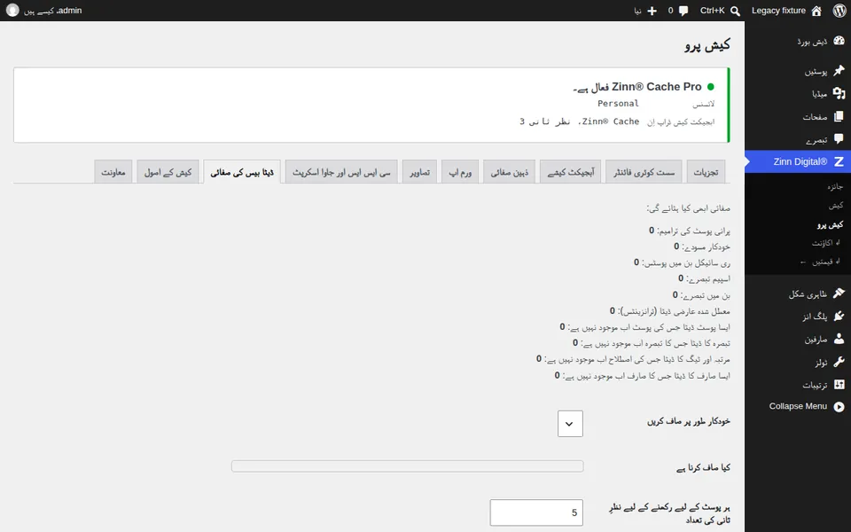 WordPress ڈیٹابیس کو صاف کریں